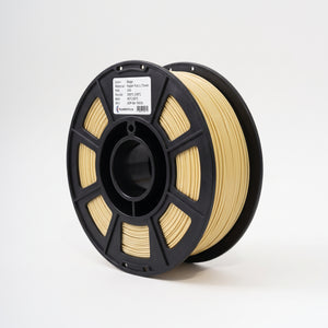 Standard PLA Matte Beige 1.75mm filament on a plastic spool