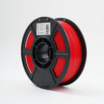 Standard PLA Matte Red 1.75mm filament on a plastic spool