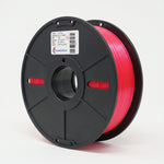 Standard PLA Silk Red 1.75mm filament on a plastic spool